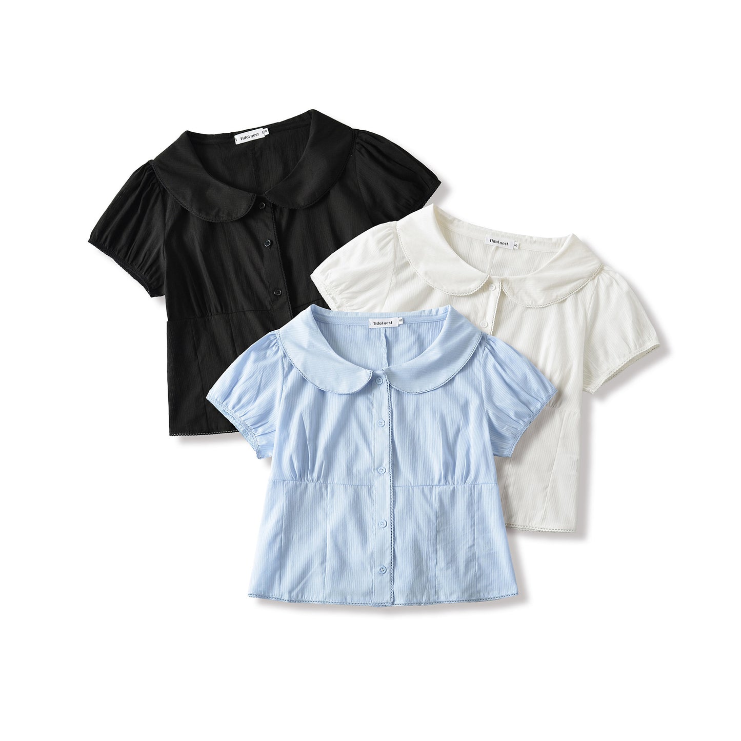 Baby collar top shirt