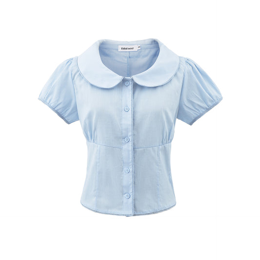 Baby collar top shirt