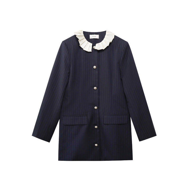 Baby collar suit jacket